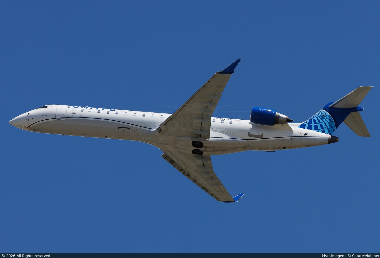 Photo of N790SK - Bombardier CRJ-701ER operated by United Express (opb SkyWest Airlines)