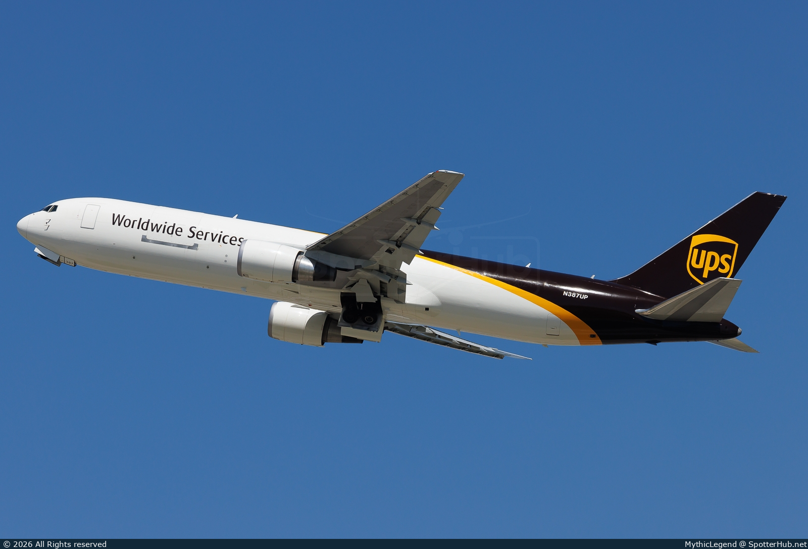 Photo of N387UP - Boeing 767-300F operated by UPS United Parcel Service