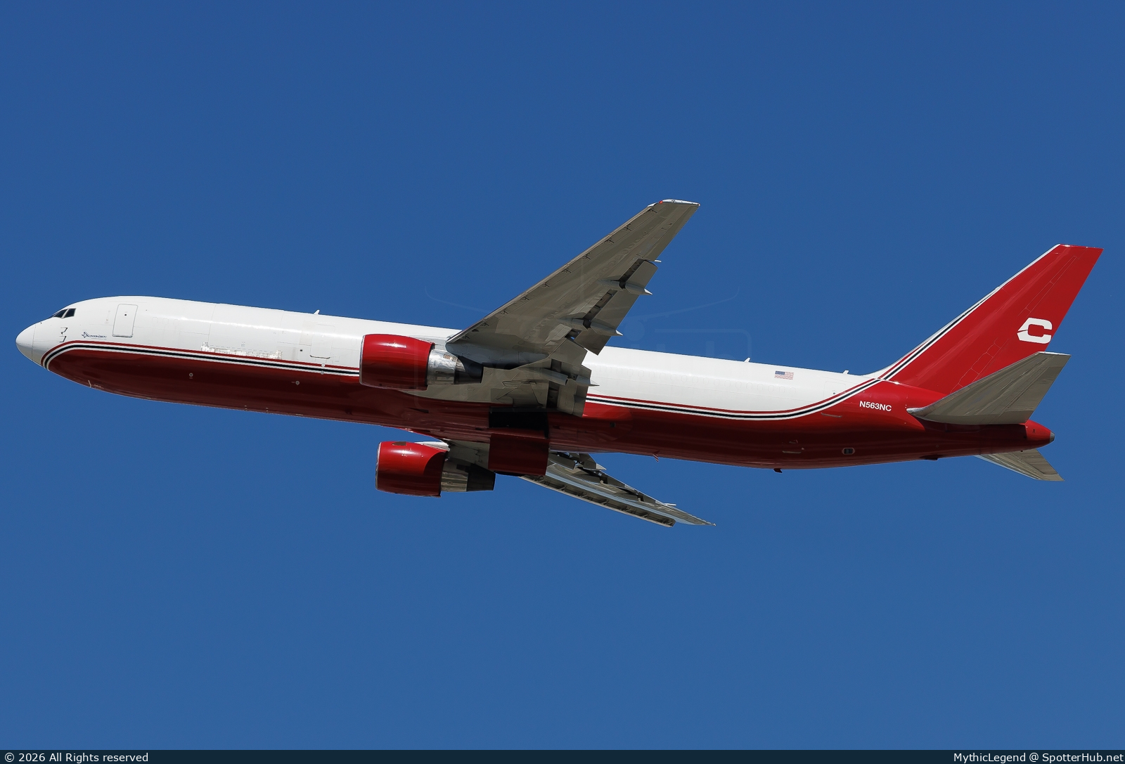 Photo of N563NC - Boeing 767-3BG(ER)(BCF) operated by Amerijet International Airlines