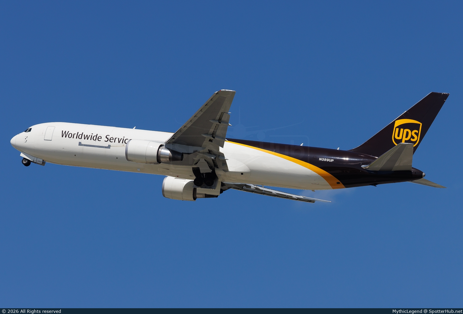 Photo of N389UP - Boeing 767-300F operated by UPS United Parcel Service