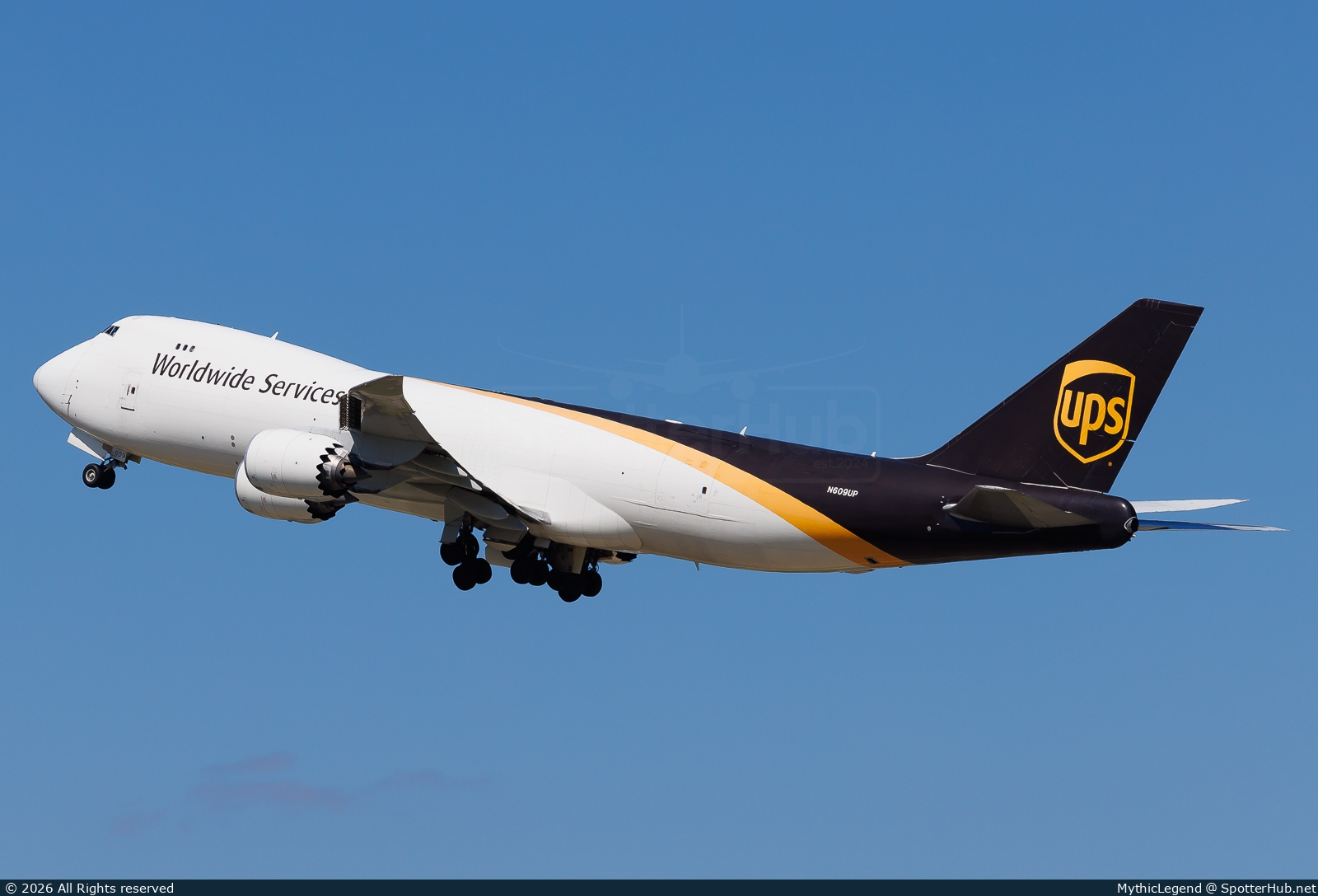 Photo of N609UP - Boeing 747-8F operated by UPS United Parcel Service