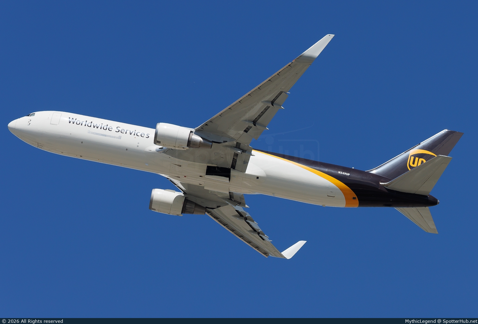 Photo of N349UP - Boeing 767-34AF operated by UPS United Parcel Service