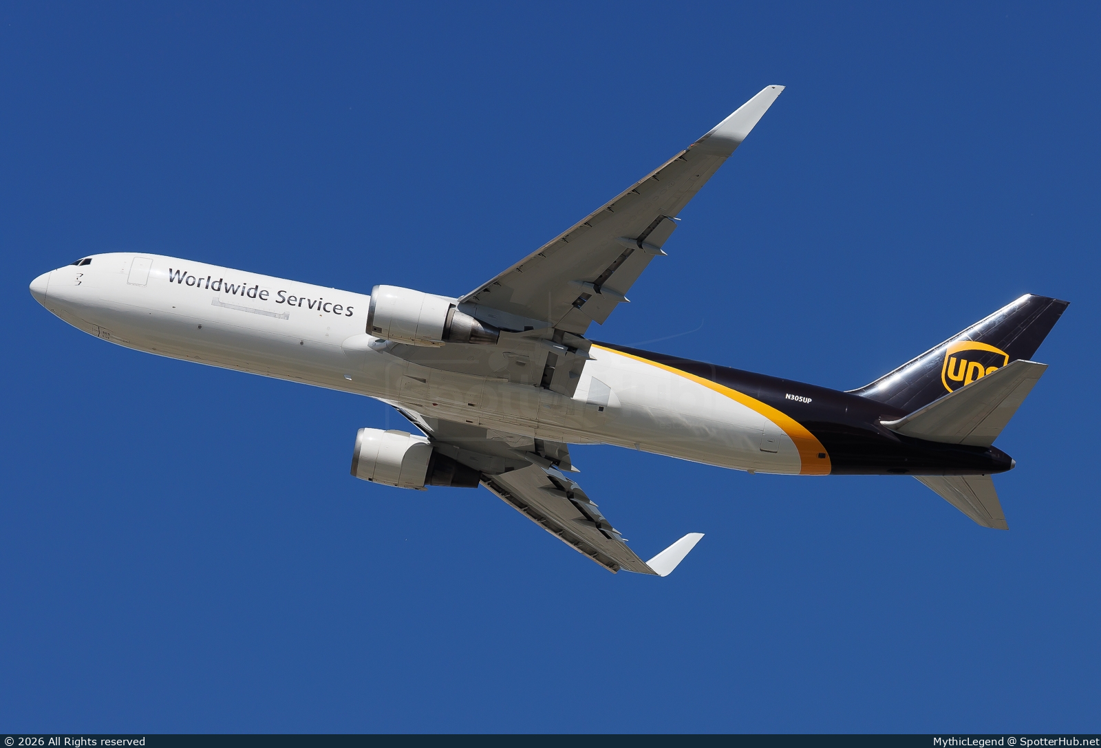 Photo of N305UP - Boeing 767-34AF operated by UPS United Parcel Service
