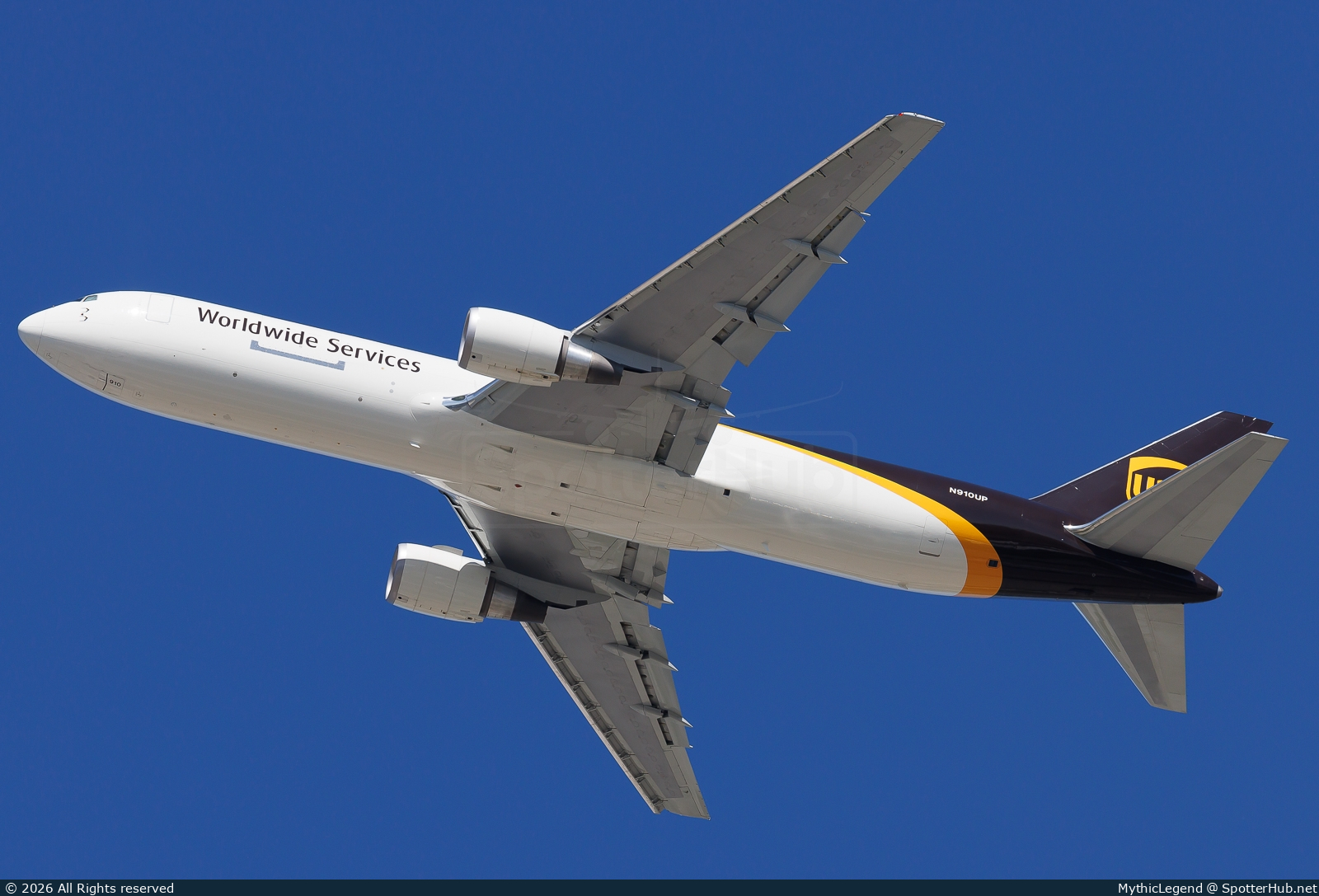 Photo of N910UP - Boeing 767-300F operated by UPS United Parcel Service