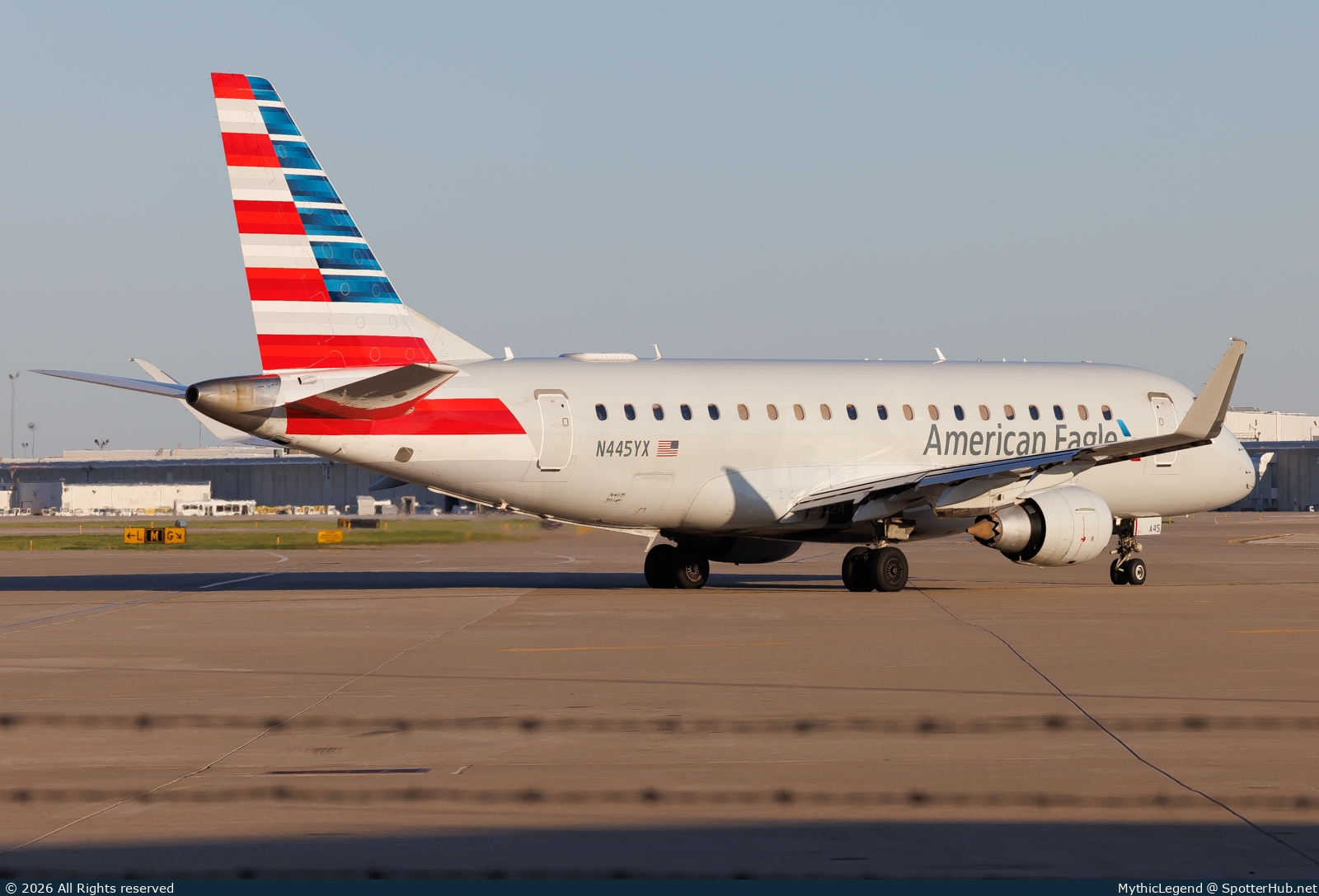 Photo of N445YX - Embraer ERJ-175LR operated by American Eagle (opb Republic Airways)