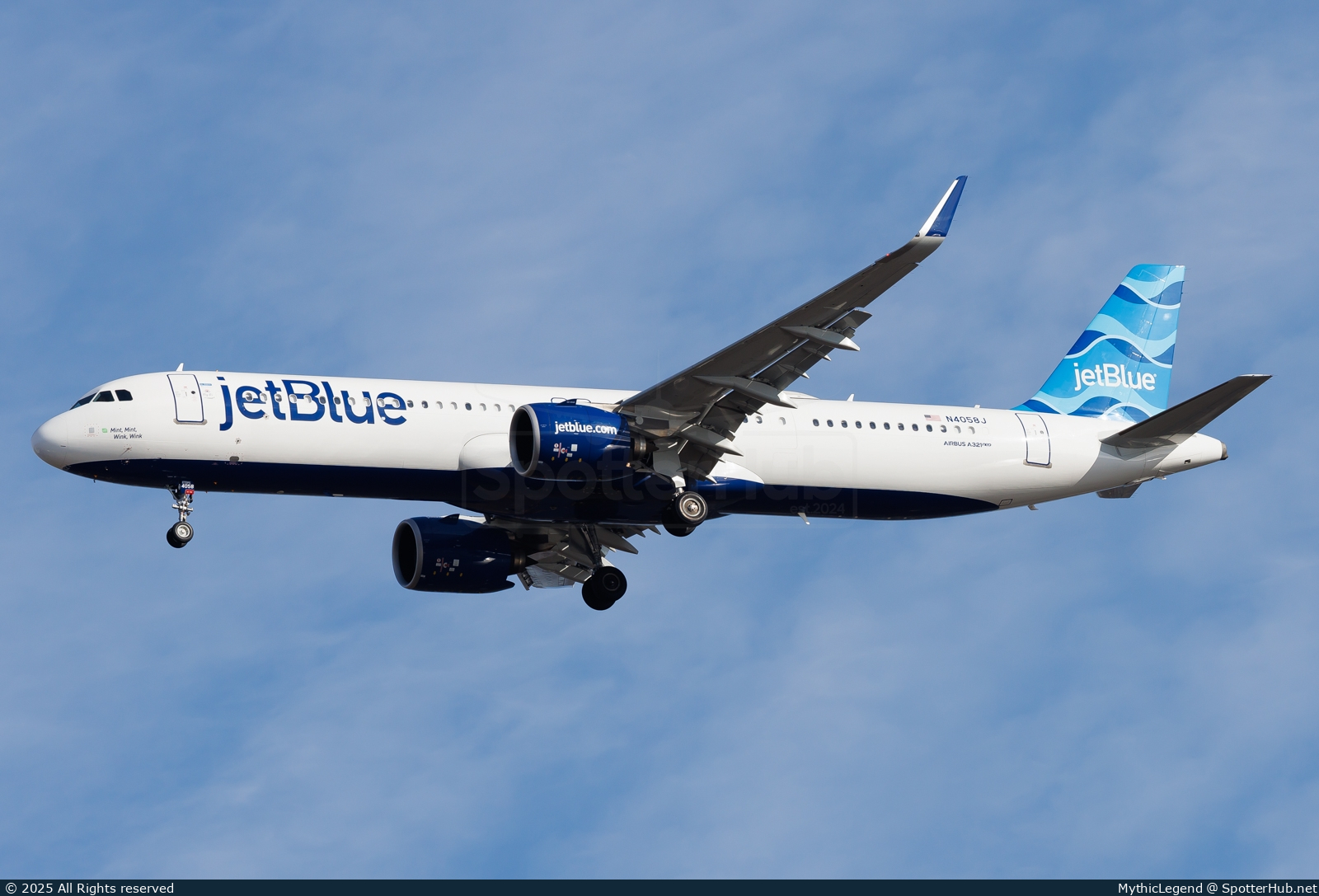 Photo of N4058J - Airbus A321-271NX operated by jetBlue Airways