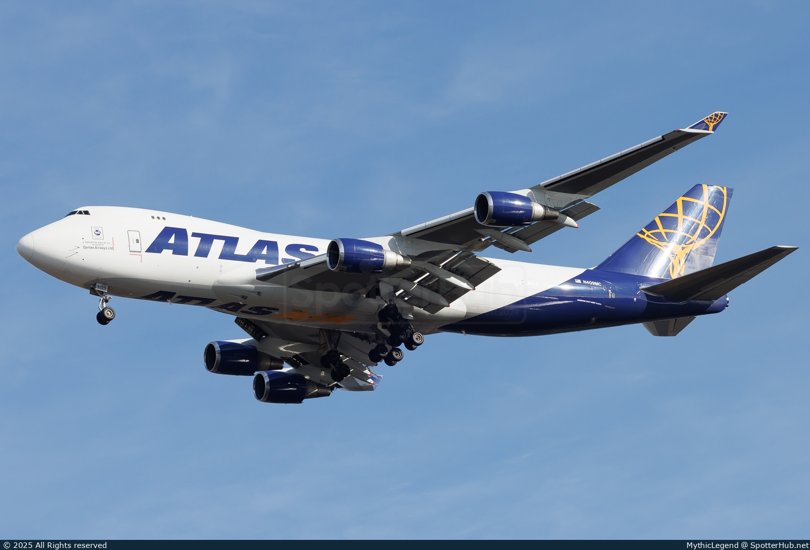 Photo of N409MC - Boeing 747-47UF operated by Atlas Air