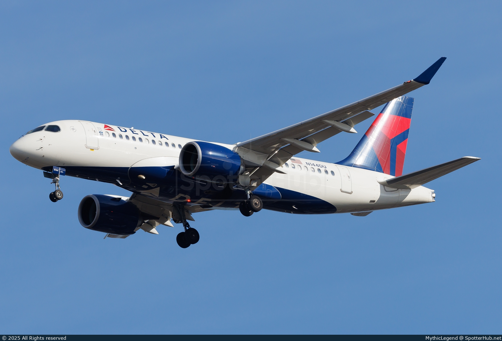 Photo of N144DU - Airbus A220-100 operated by Delta Air Lines