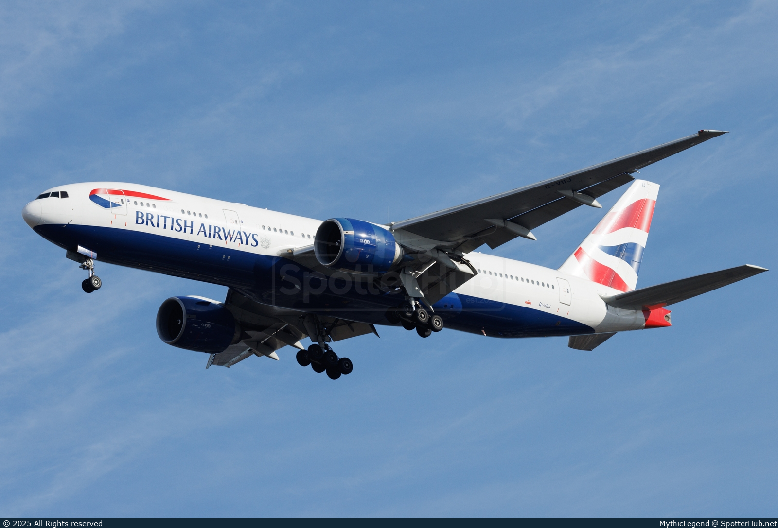 Photo of G-VIIJ - Boeing 777-236(ER) operated by British Airways