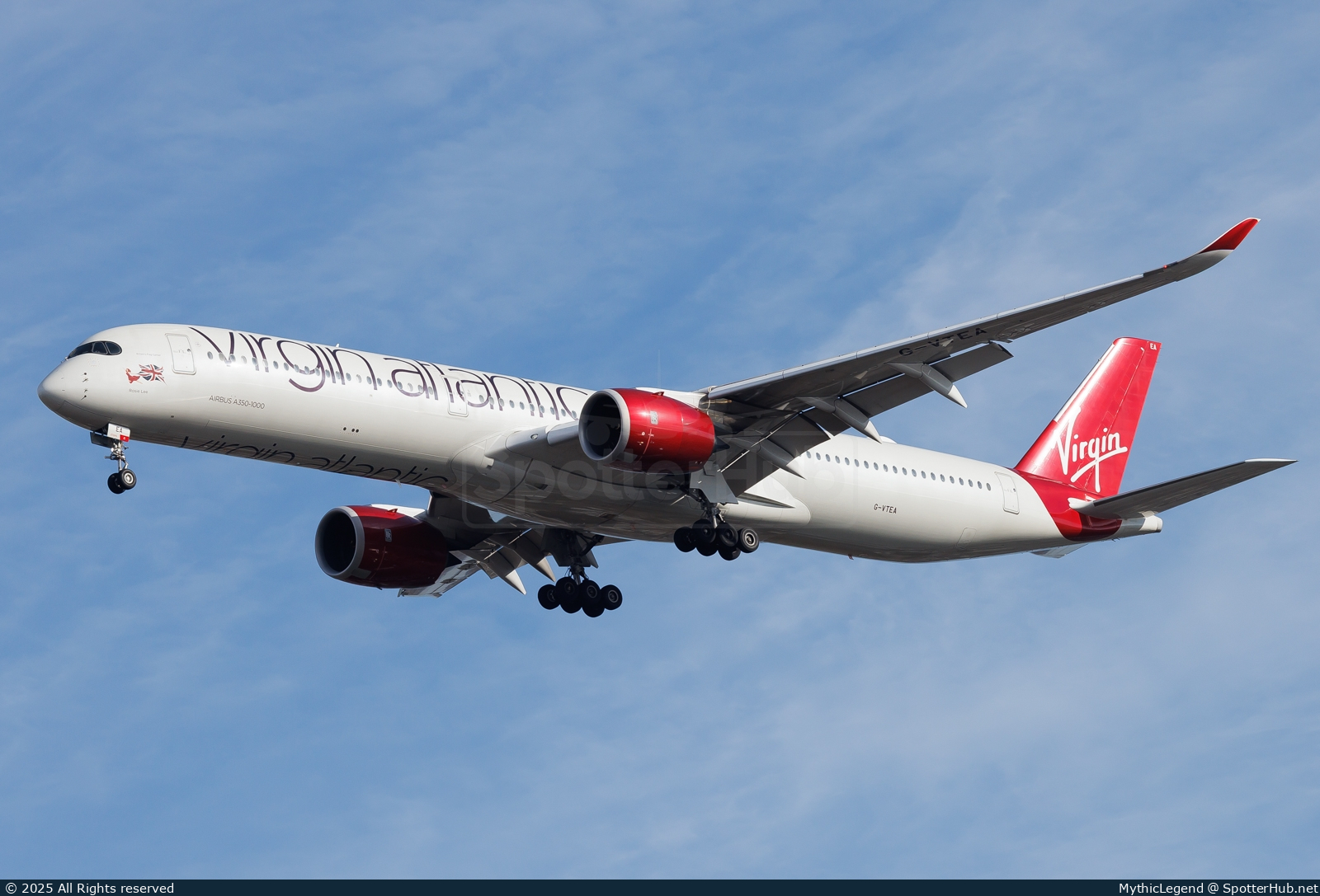 Photo of G-VTEA - Airbus A350-1041 operated by Virgin Atlantic Airways