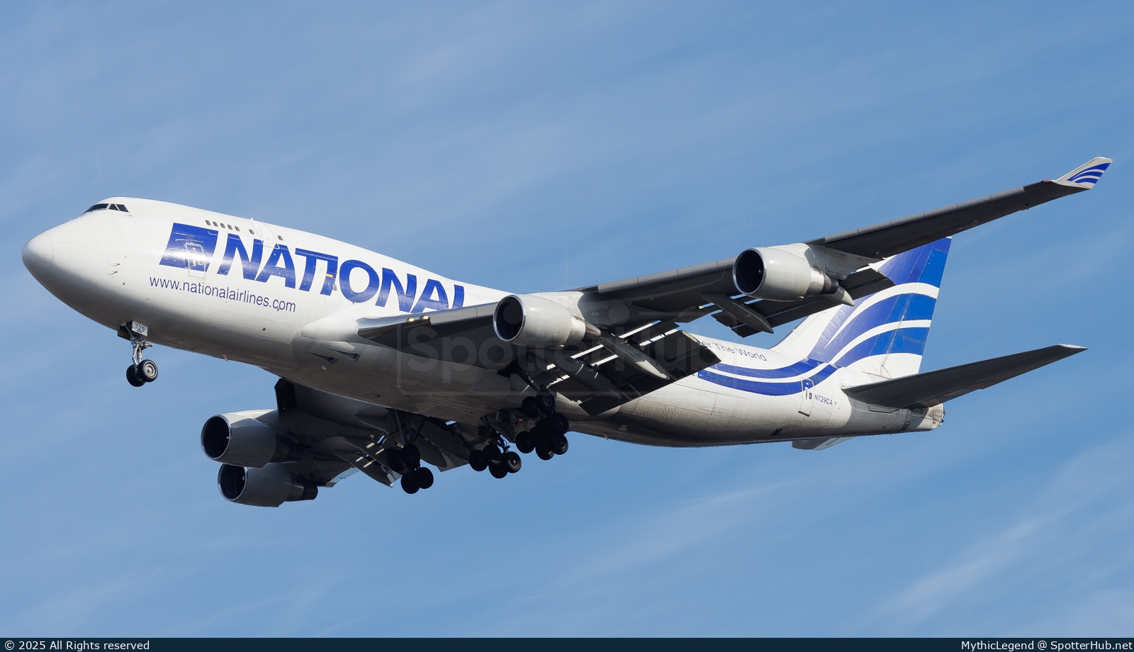 Photo of N729CA - Boeing 747-412(BCF) operated by National Airlines [2006]