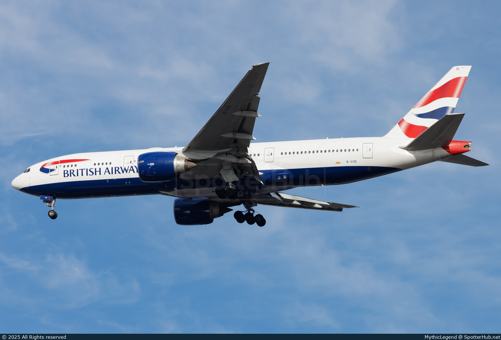 Photo of G-VIID - Boeing 777-236(ER) operated by British Airways