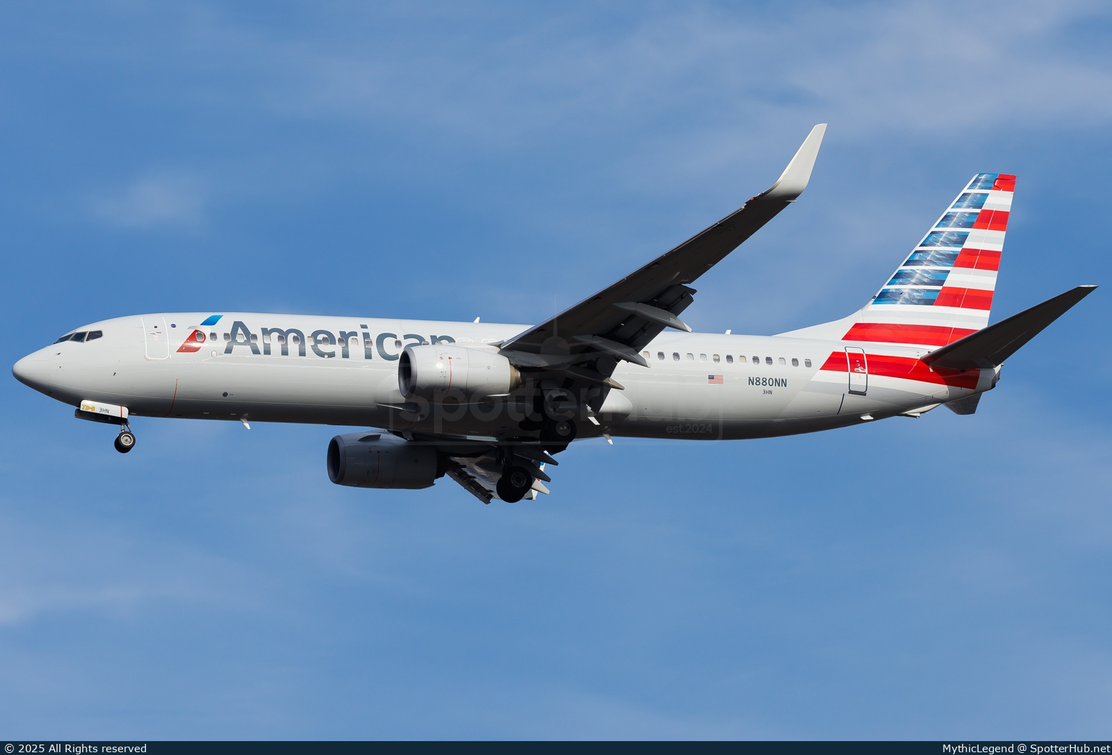 Photo of N880NN - Boeing 737-823 operated by American Airlines