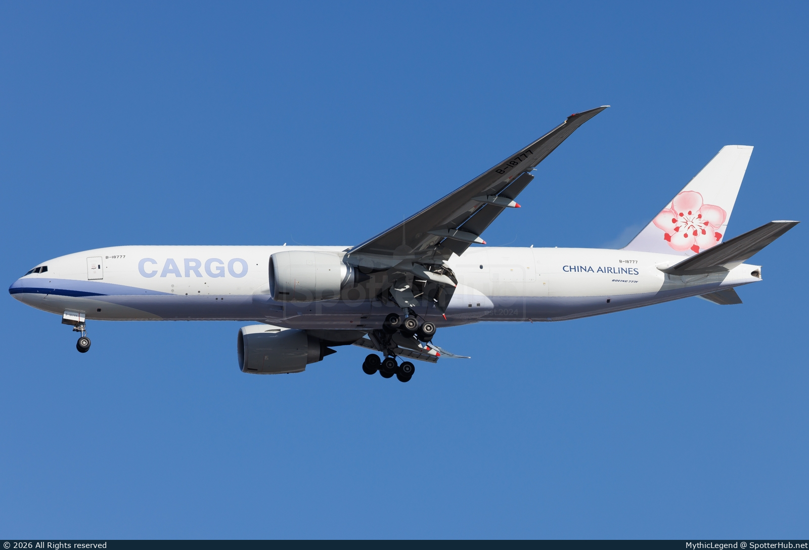 Photo of B-18777 - Boeing 777-F operated by China Airlines Cargo