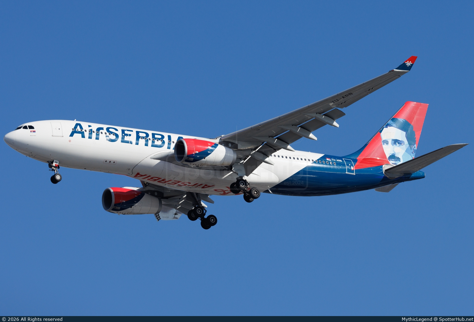 Photo of YU-ARB - Airbus A330-243 operated by Air Serbia