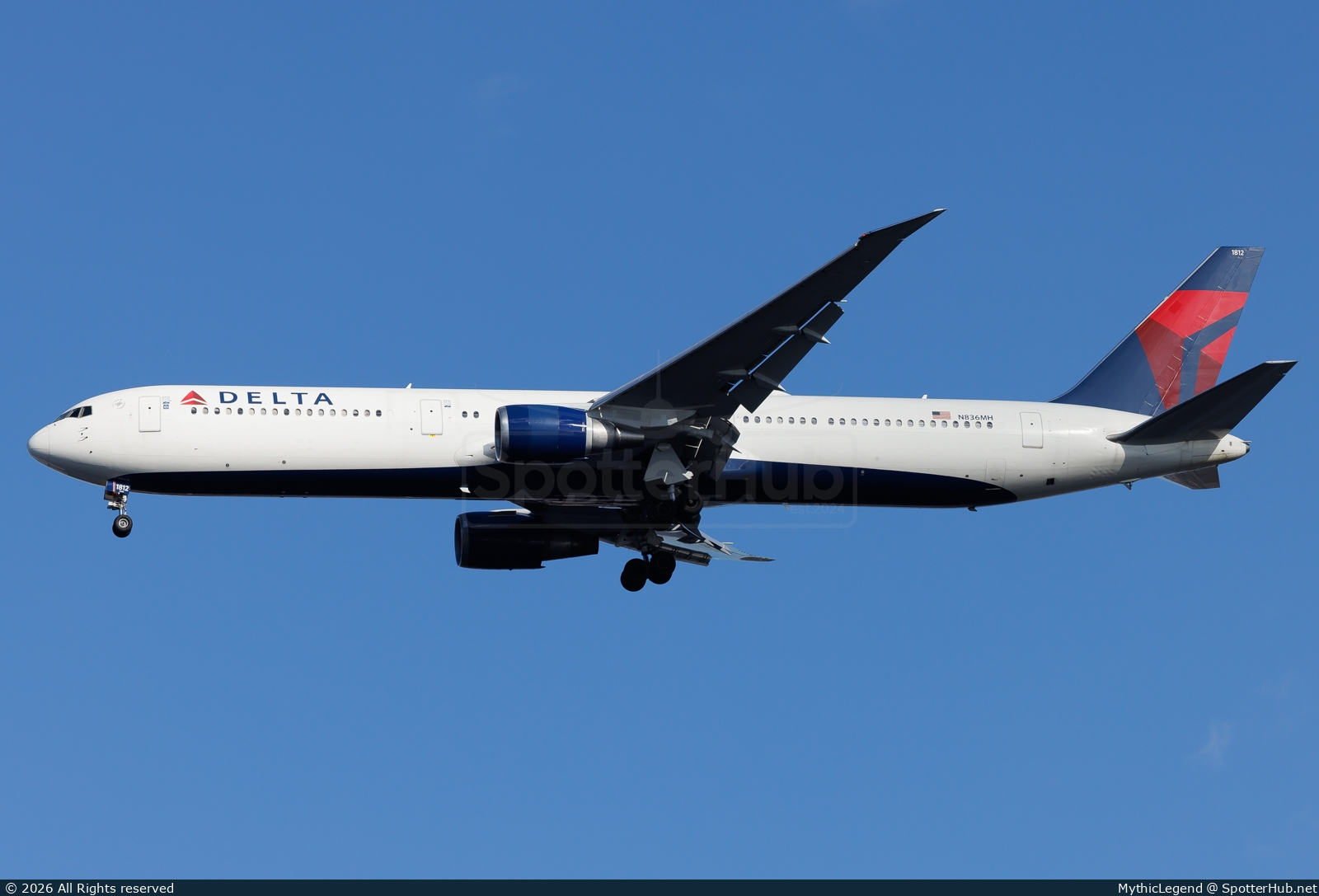 Photo of N836MH - Boeing 767-432(ER) operated by Delta Air Lines