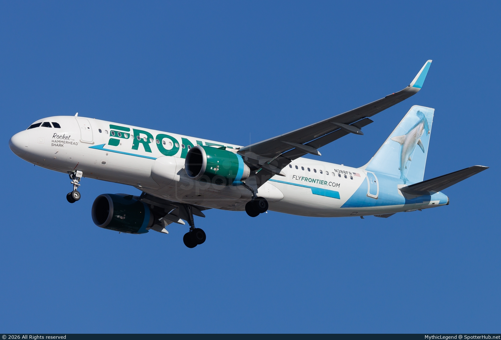 Photo of N388FR - Airbus A320-251N operated by Frontier Airlines