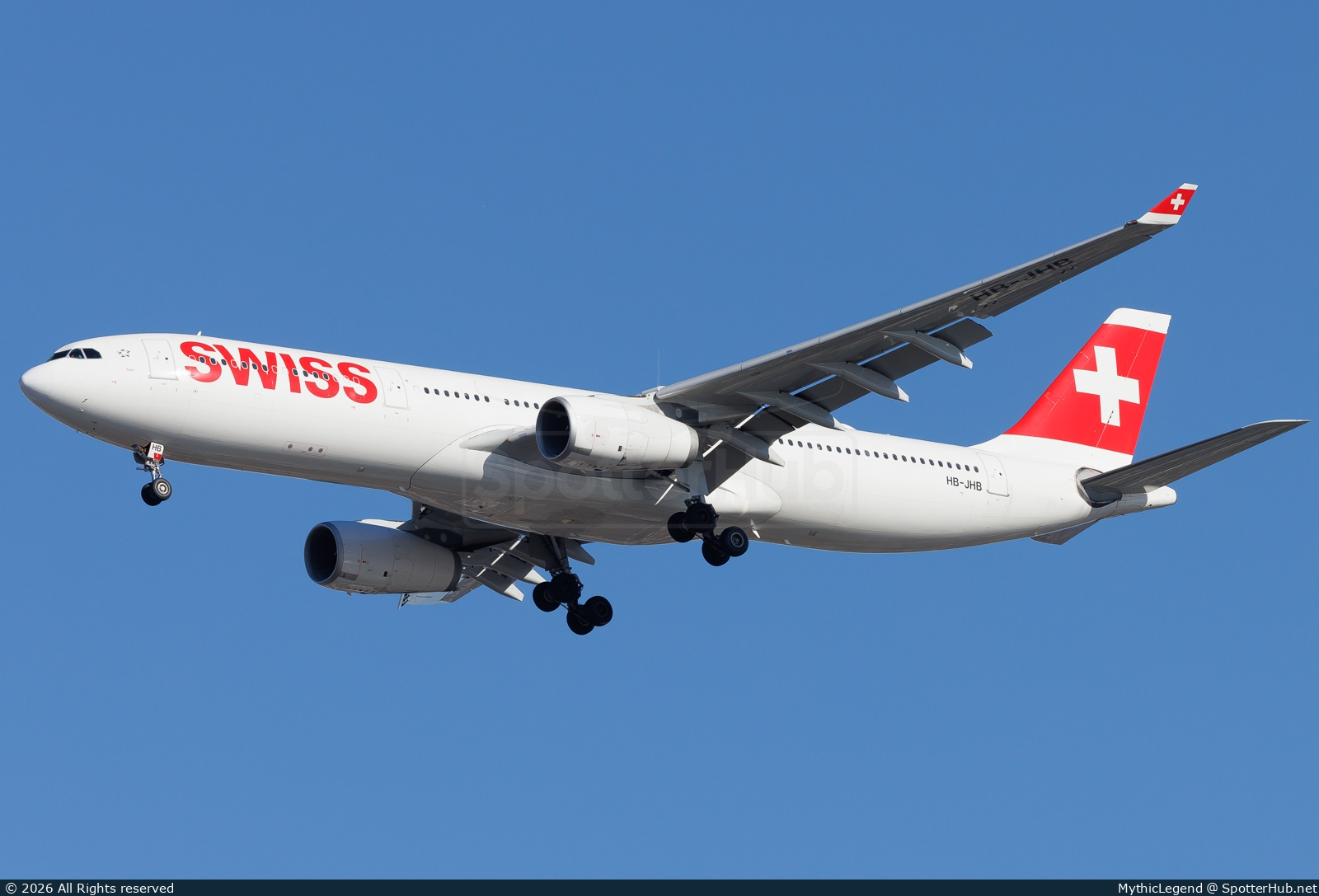 Photo of HB-JHB - Airbus A330-343 operated by Swiss International Air Lines