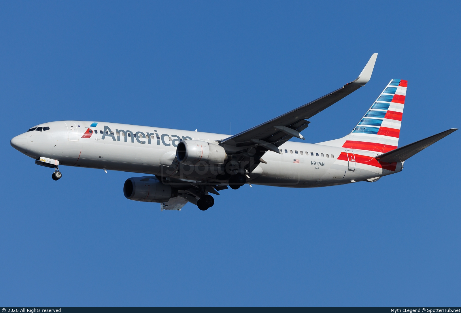 Photo of N917AN - Boeing 737-823 operated by American Airlines
