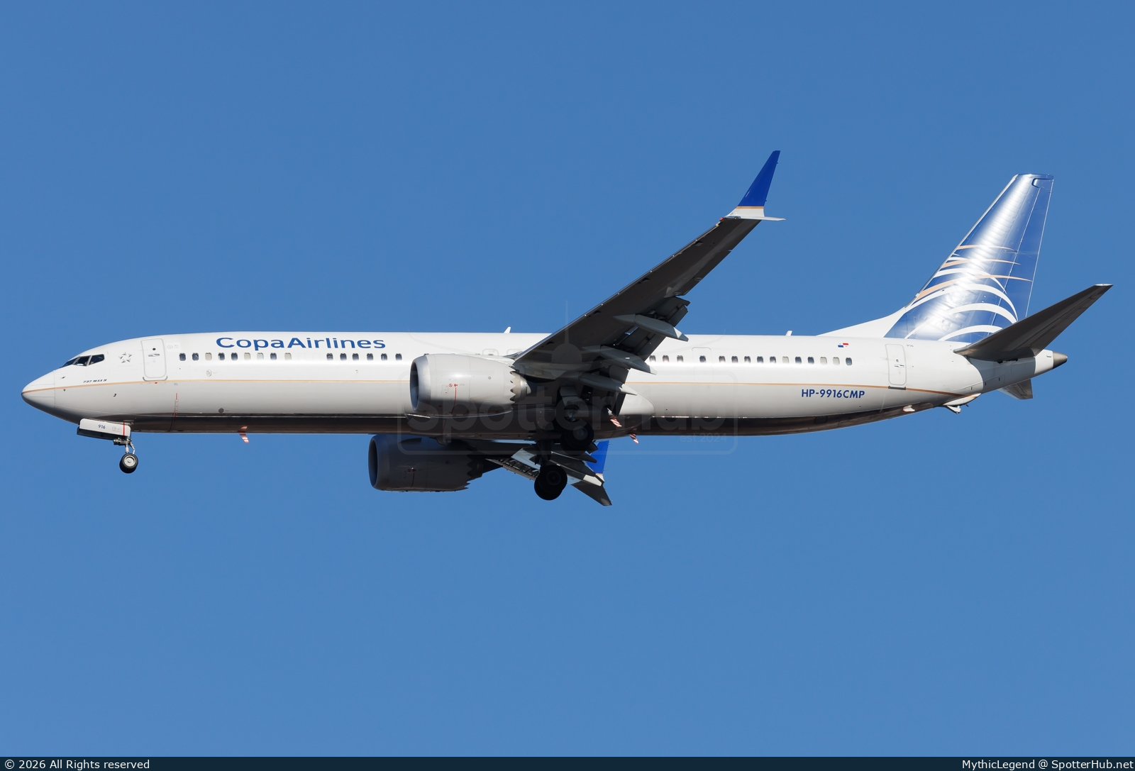 Photo of HP-9916CMP - Boeing 737 MAX 9 operated by Copa Airlines
