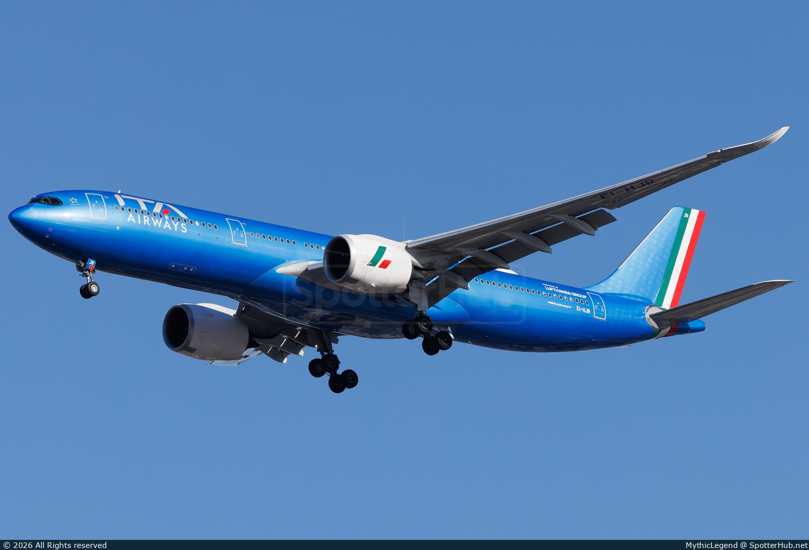 Photo of EI-HJR - Airbus A330-941 operated by ITA Airways