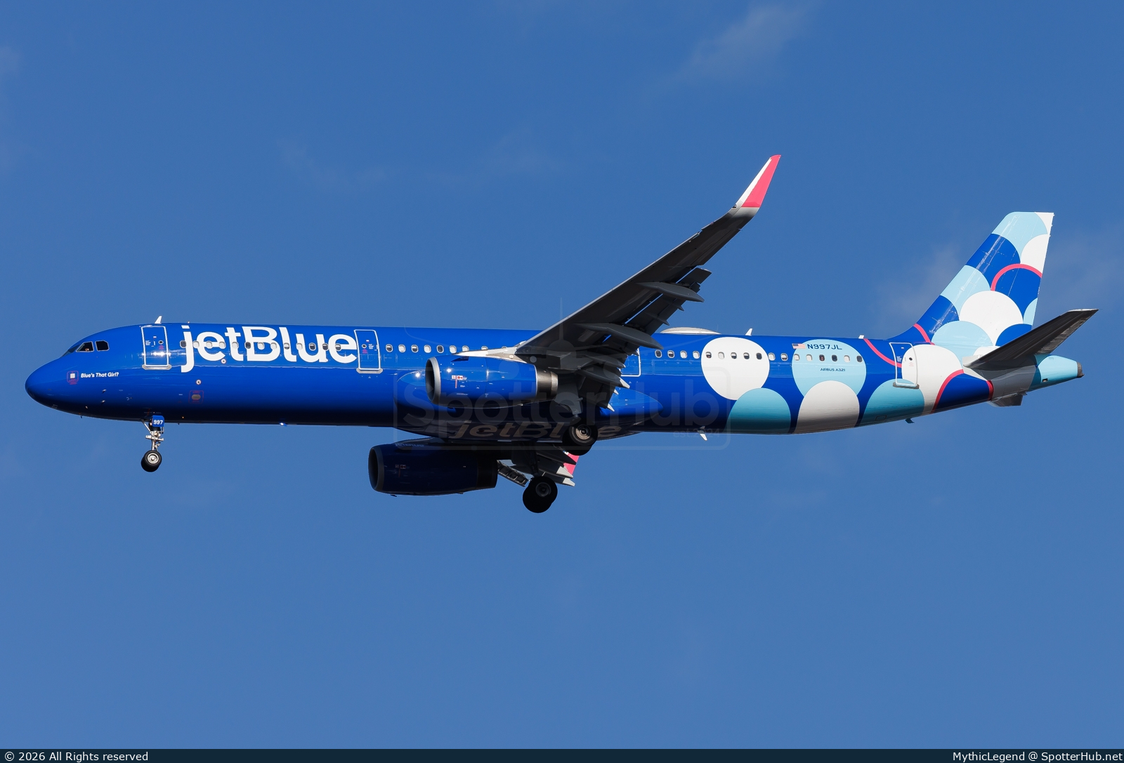 Photo of N997JL - Airbus A321-231 operated by jetBlue Airways