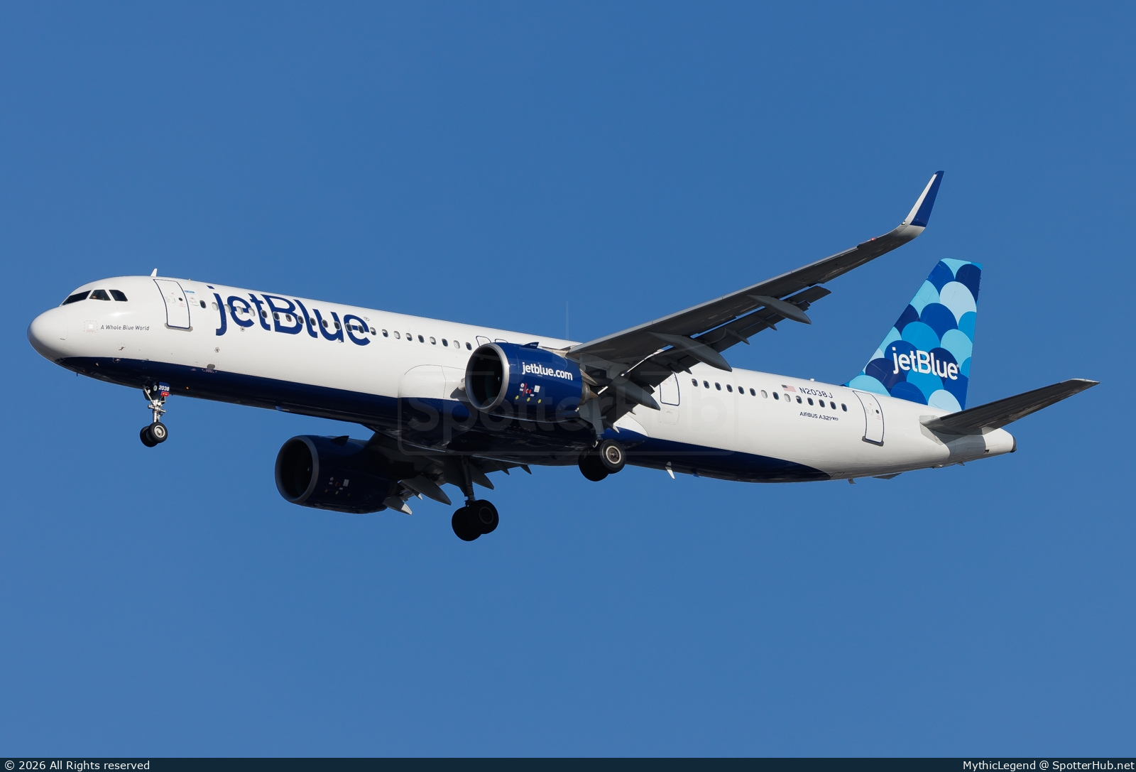 Photo of N2038J - Airbus A321-271NX operated by jetBlue Airways