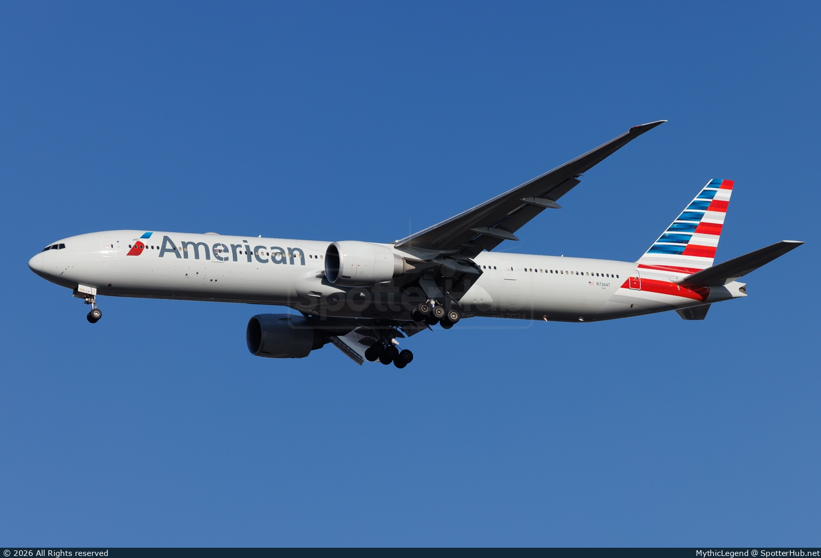 Photo of N736AT - Boeing 777-323(ER) operated by American Airlines