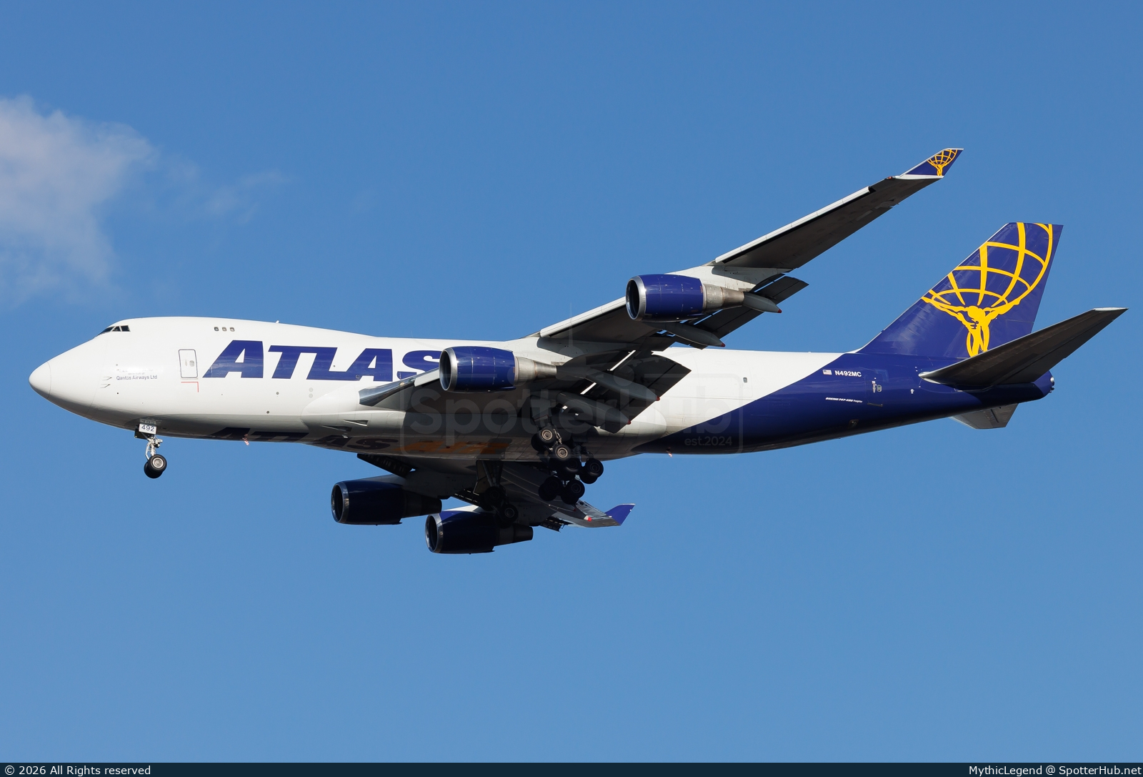 Photo of N492MC - Boeing 747-47UF operated by Atlas Air