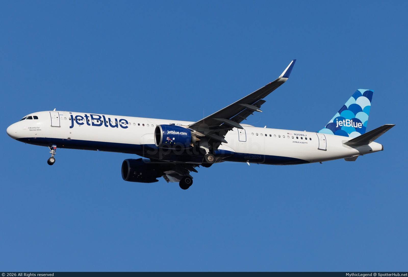 Photo of N2086J - Airbus A321-271NX operated by jetBlue Airways