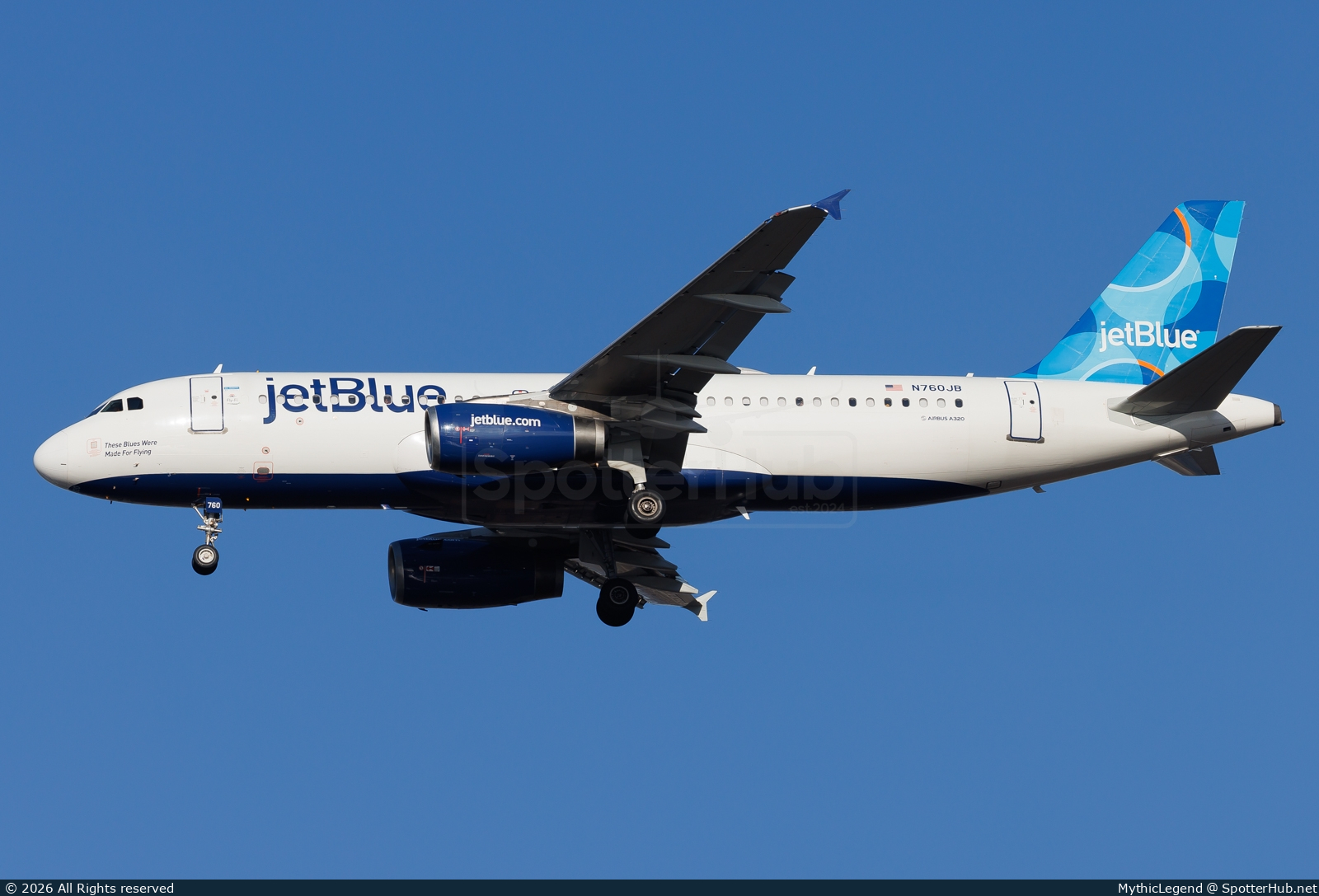 Photo of N760JB - Airbus A320-232 operated by jetBlue Airways