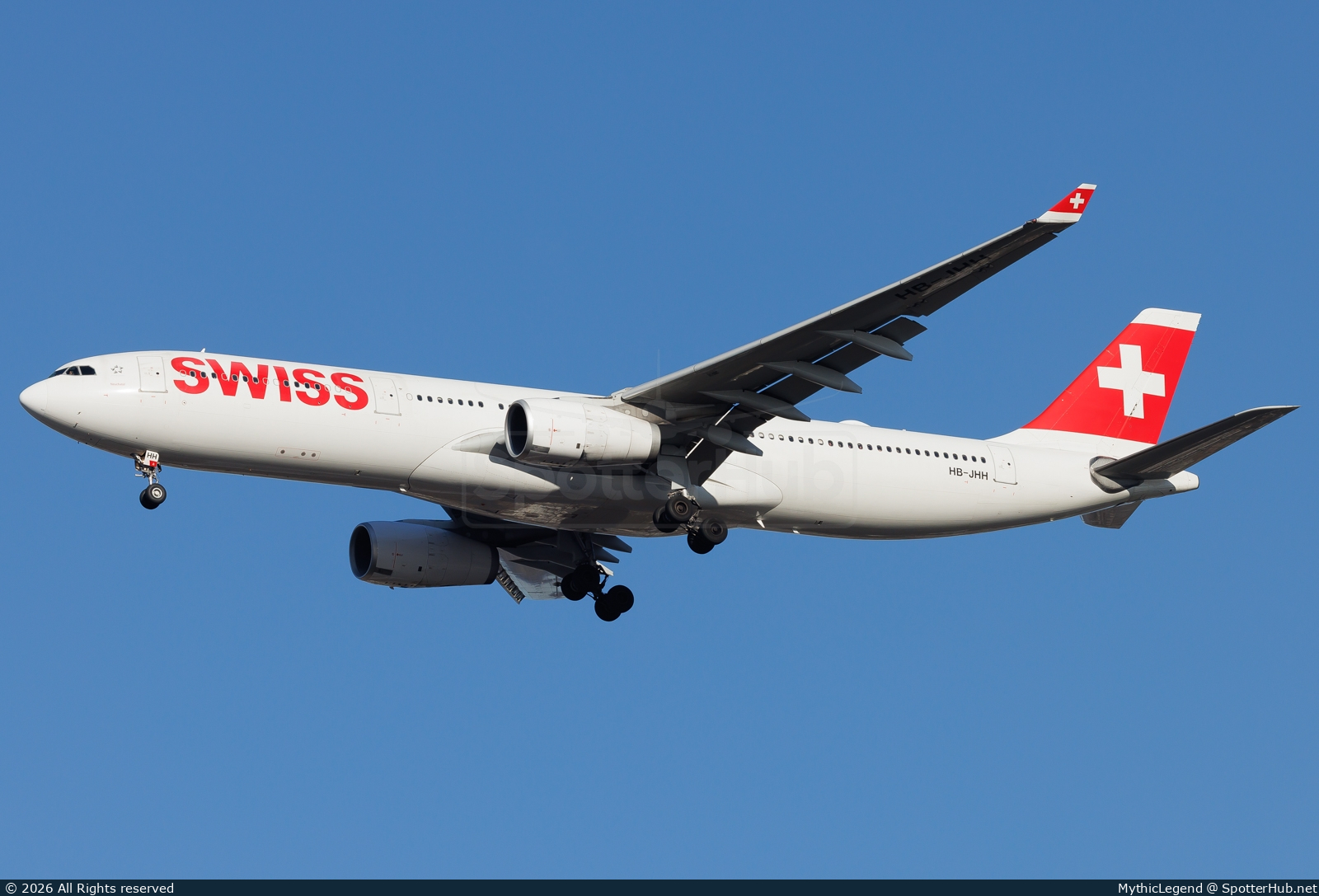 Photo of HB-JHH - Airbus A330-343 operated by Swiss International Air Lines