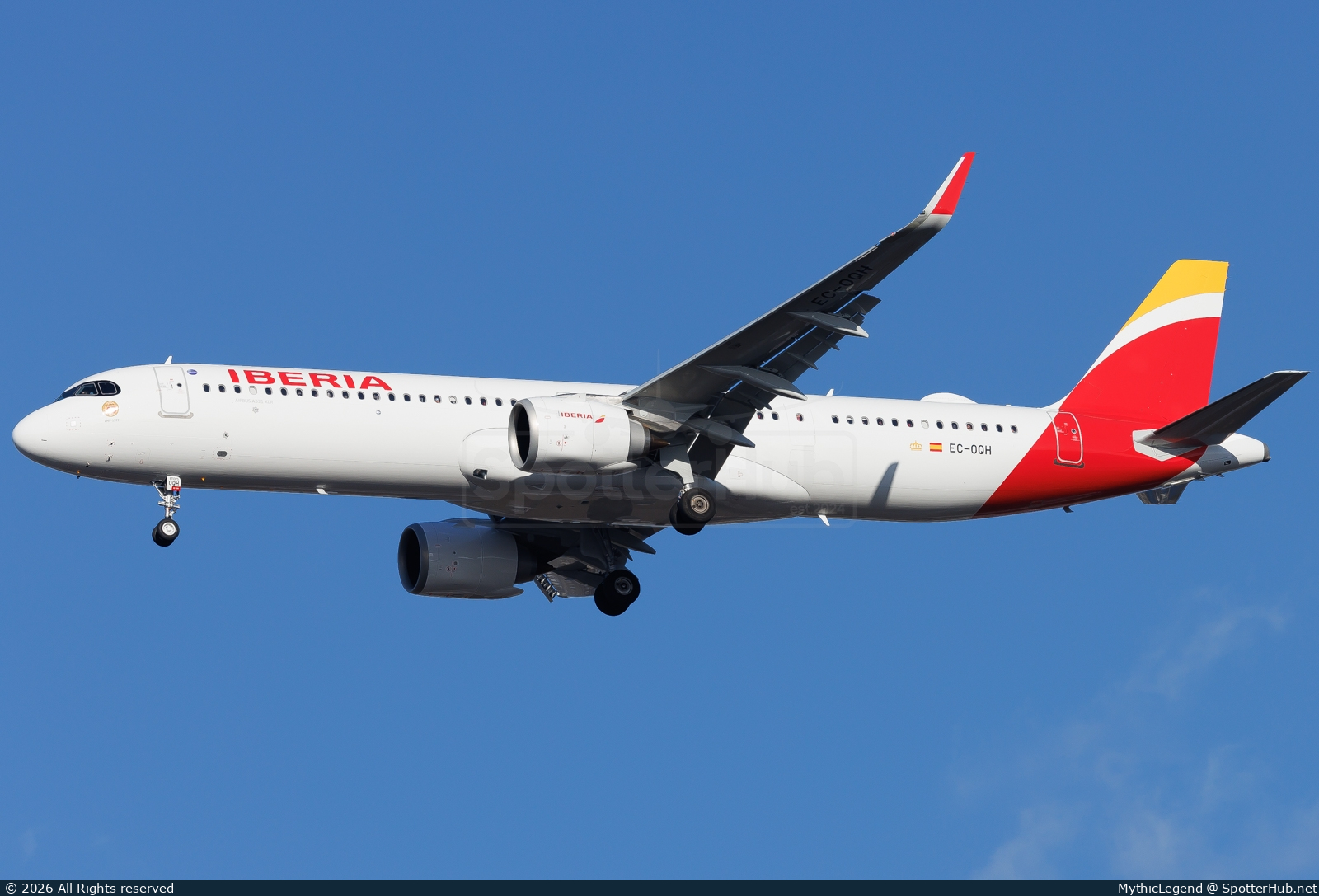 Photo of EC-OQH - Airbus A321-253NY operated by Iberia