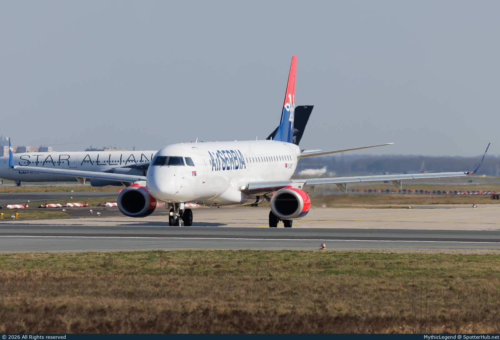 Photo of YU-ATB - Embraer ERJ-195LR operated by Air Serbia