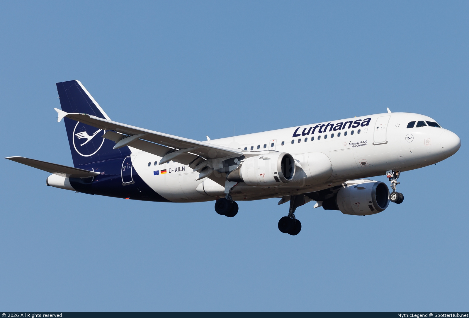 Photo of D-AILN - Airbus A319-114 operated by Lufthansa
