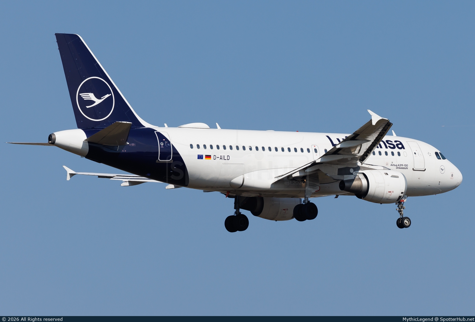 Photo of D-AILD - Airbus A319-114 operated by Lufthansa