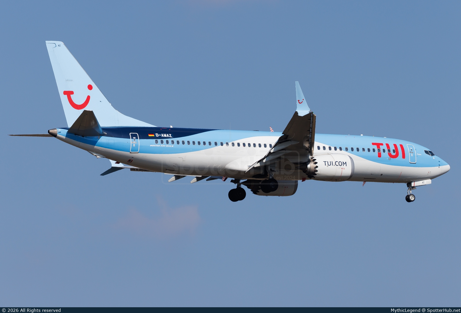 Photo of D-AMAZ - Boeing 737 MAX 8 operated by TUIfly