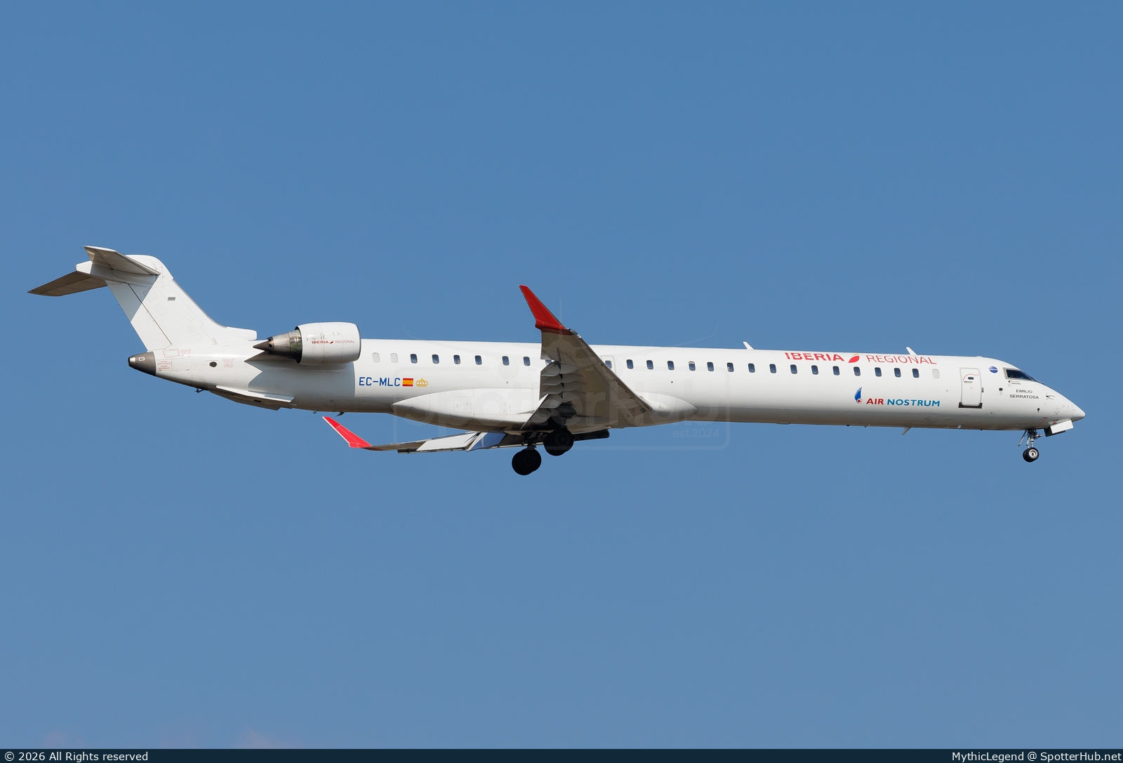 Photo of EC-MLC - Bombardier CRJ-1000 operated by Iberia Regional (opb Air Nostrum)