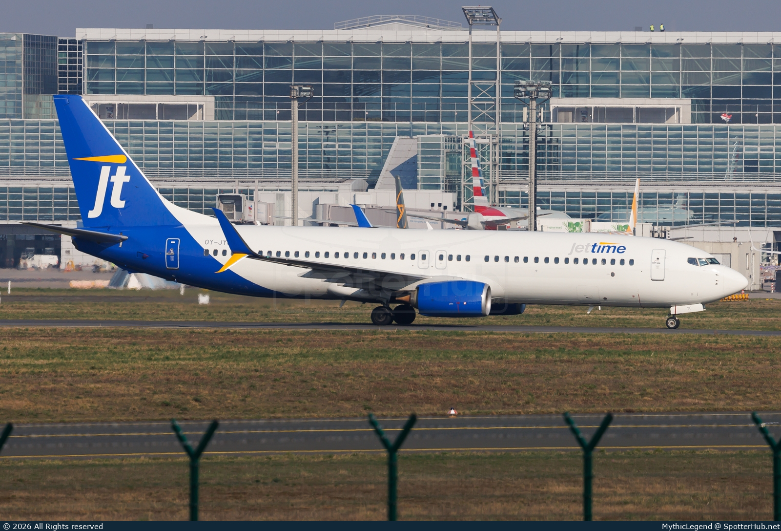 Photo of OY-JYC - Boeing 737-8KN operated by Jettime