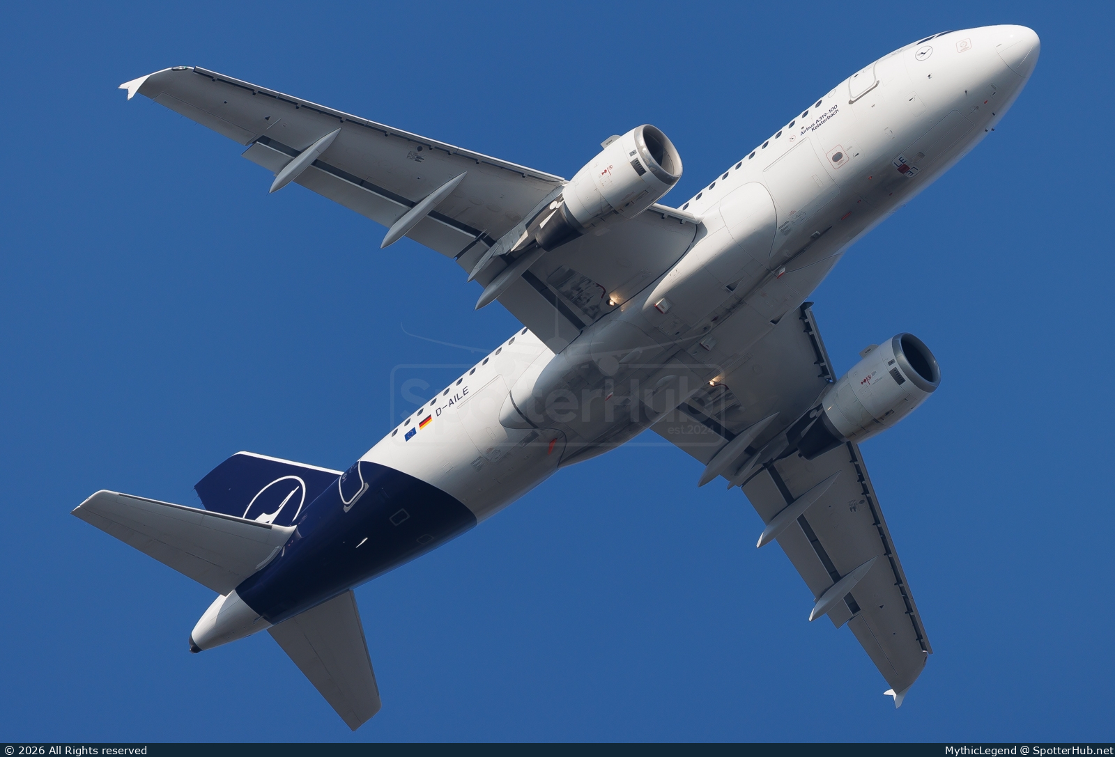Photo of D-AILE - Airbus A319-114 operated by Lufthansa