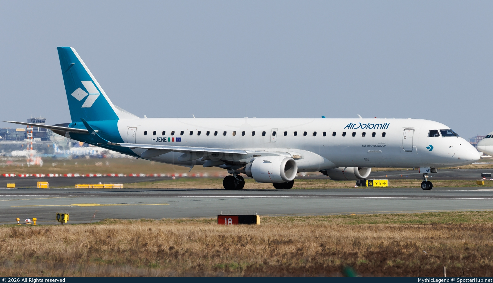 Photo of I-JENE - Embraer ERJ-190LR operated by Air Dolomiti
