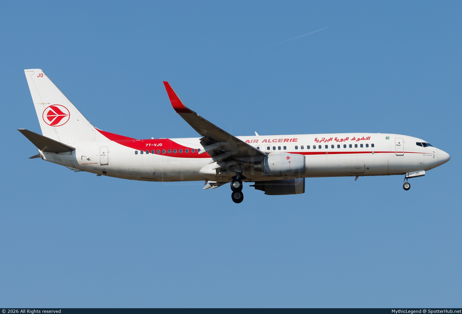 Photo of 7T-VJO - Boeing 737-8D6 operated by Air Algérie