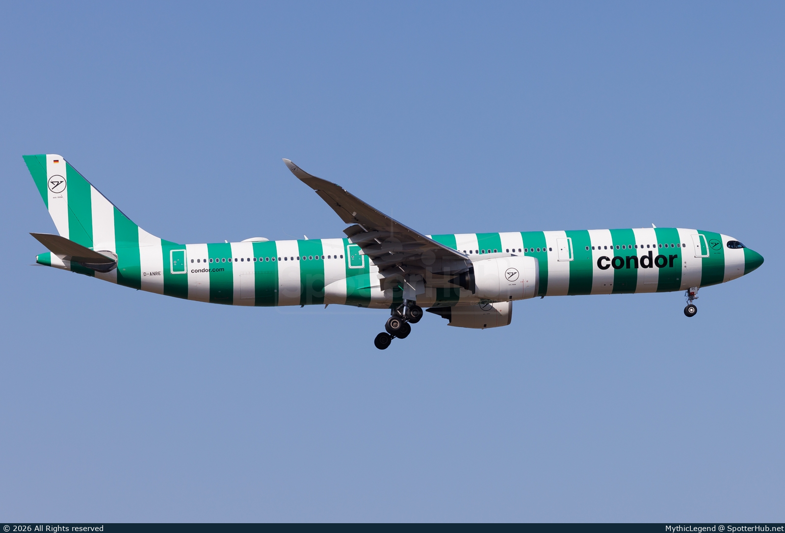 Photo of D-ANRE - Airbus A330-941 operated by Condor