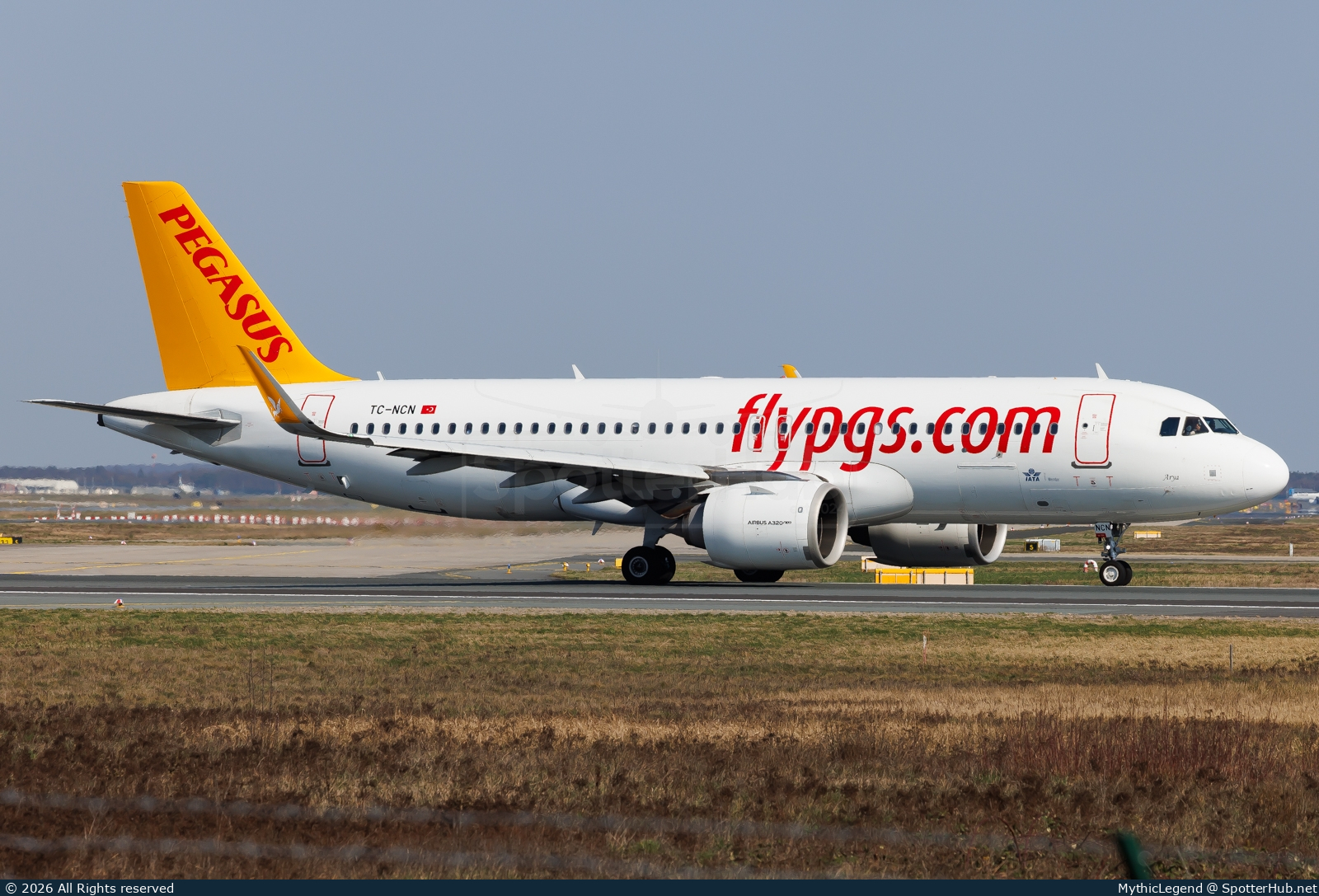 Photo of TC-NCN - Airbus A320-251N operated by Pegasus Airlines