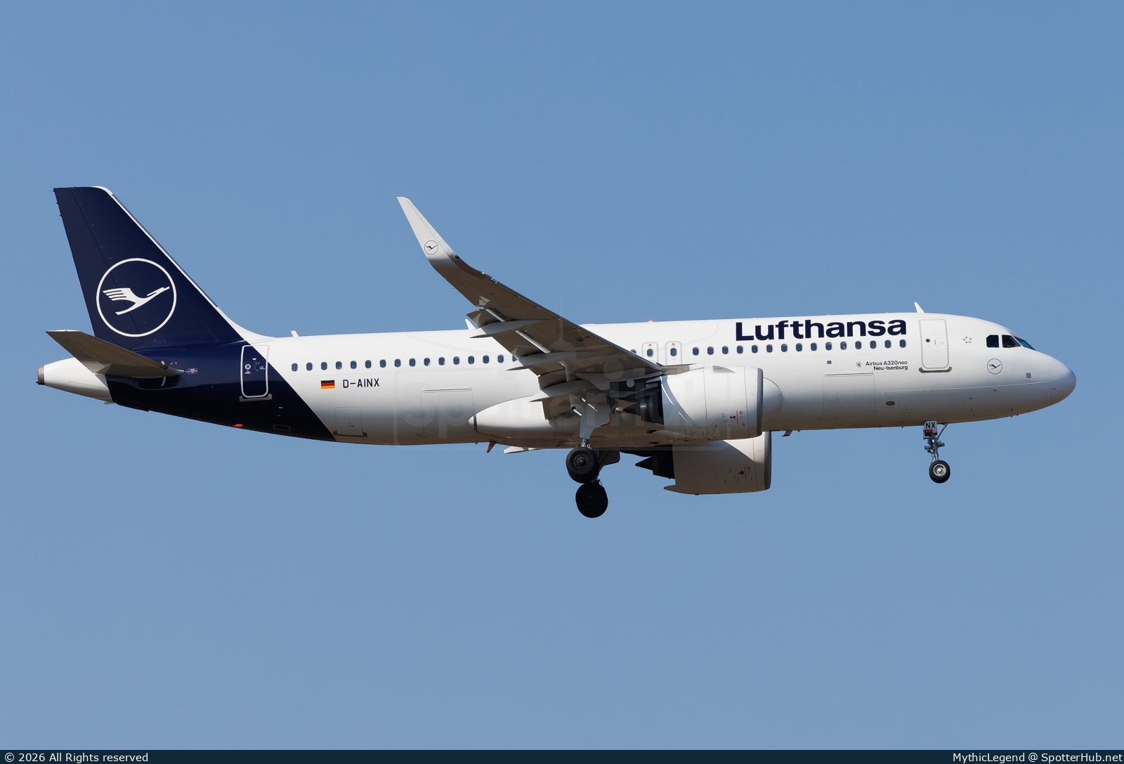 Photo of D-AINX - Airbus A320-271N operated by Lufthansa