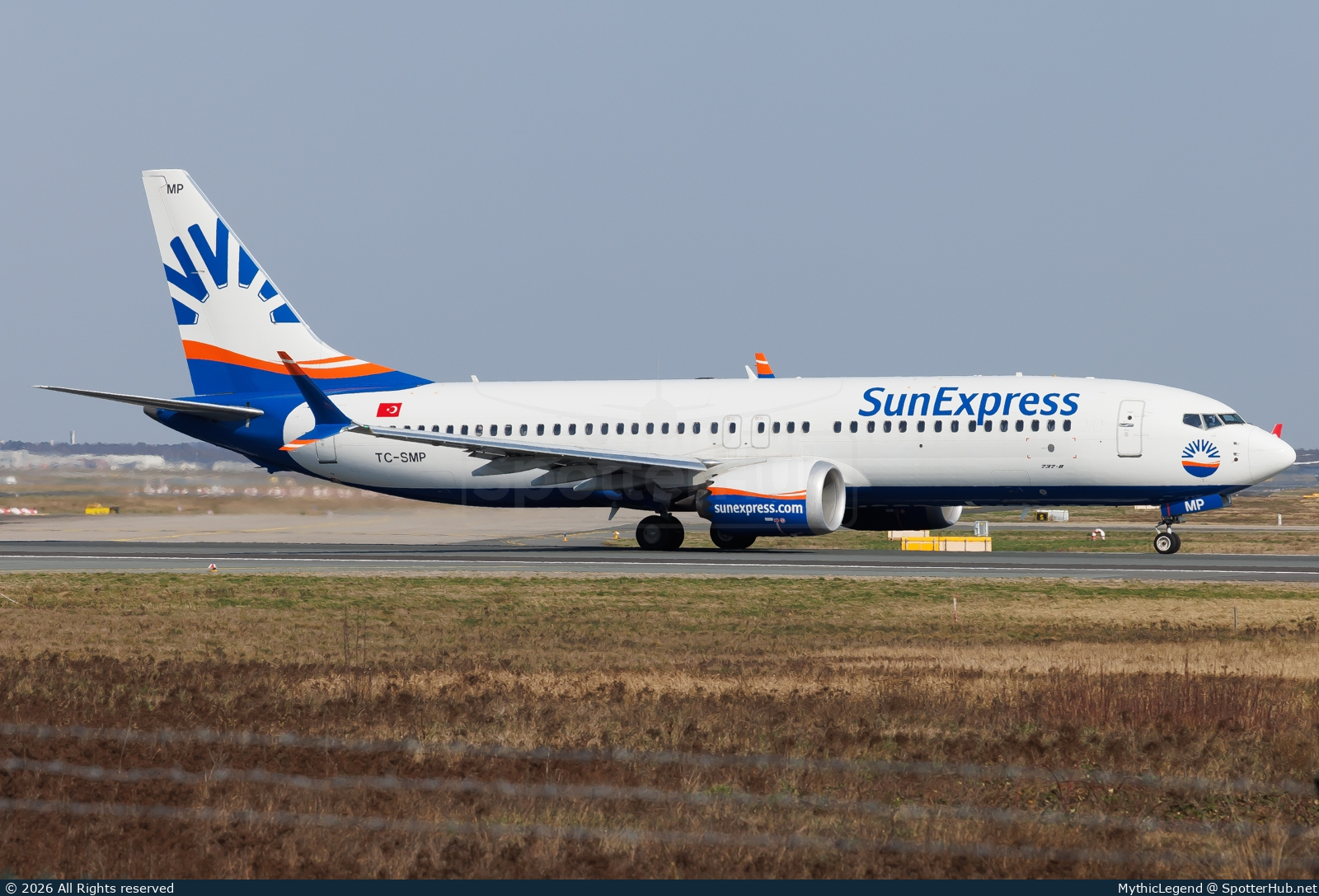 Photo of TC-SMP - Boeing 737 MAX 8 operated by SunExpress