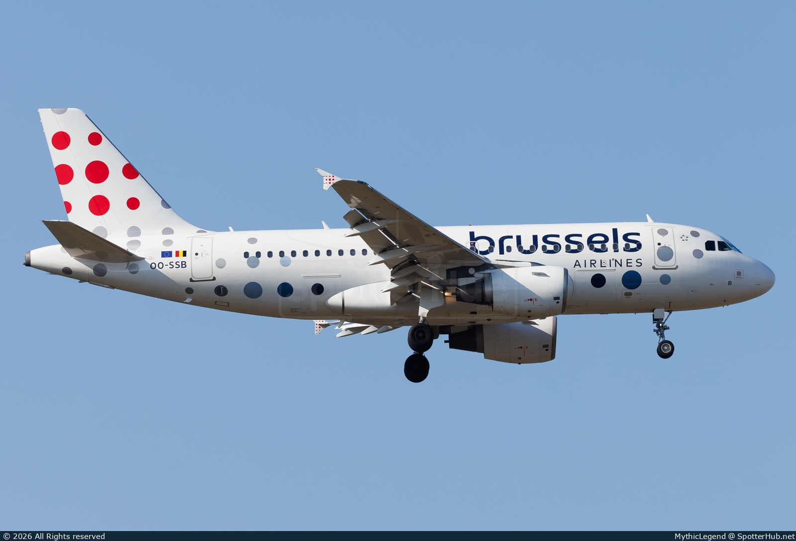 Photo of OO-SSB - Airbus A319-111 operated by Brussels Airlines