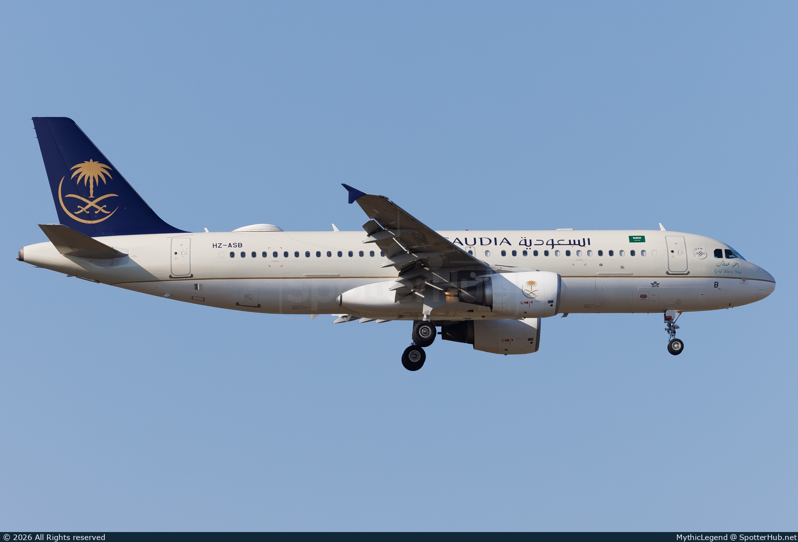 Photo of HZ-ASB - Airbus A320-214 operated by Saudia