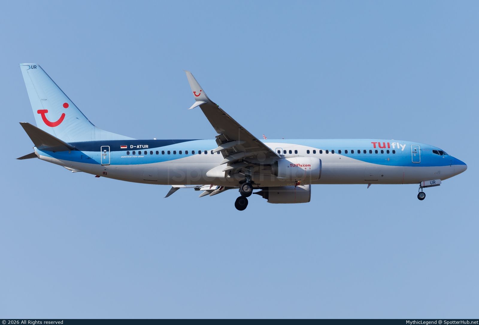 Photo of D-ATUR - Boeing 737-8K5 operated by TUIfly