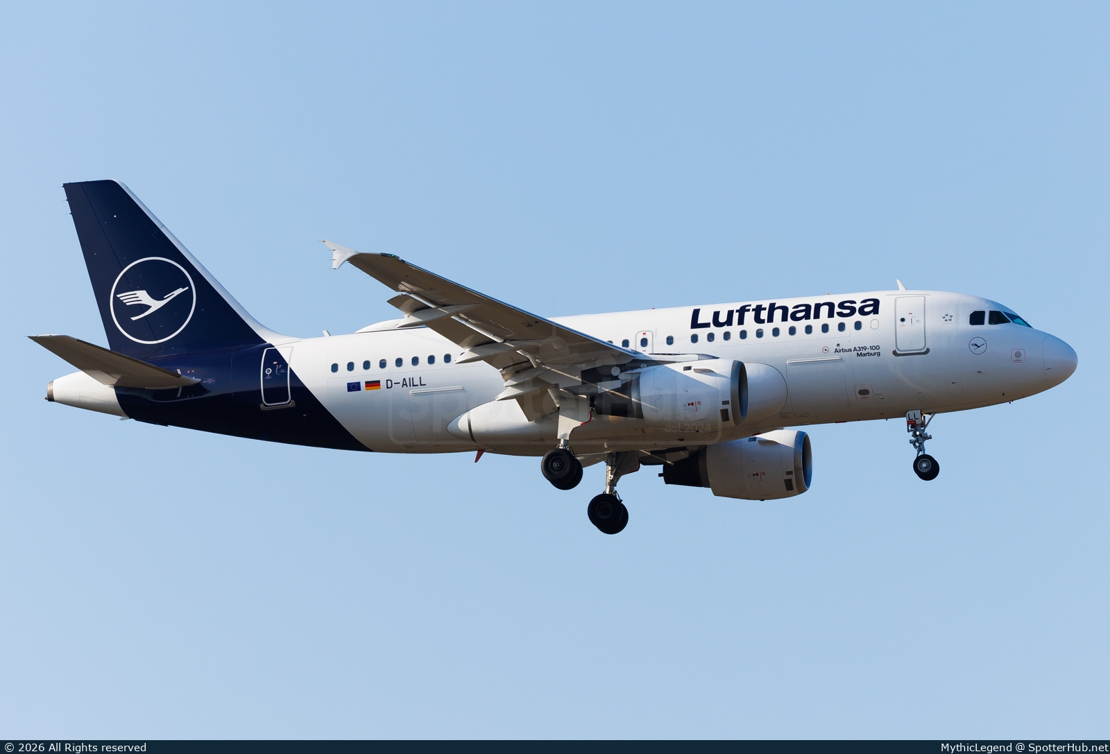 Photo of D-AILL - Airbus A319-114 operated by Lufthansa